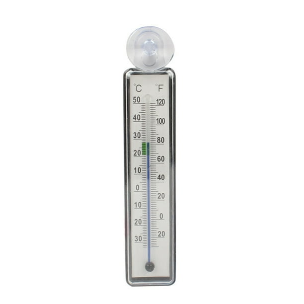 Termómetro Succión Pescado Copa Vidrio Medidor Temperatura Home Rium Vertical Aqua