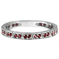 thumbnail image 3 of Ruby Stackable Ring Anniversary Band in 14k White Gold (0.27ct), 3 of 3