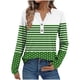thumbnail image 2 of Ailaofu Womens Long Sleeve Tops Fall Button V Neck Graphic Shirts Dressy Casual Henley Tops Women Blouses, 2 of 5
