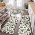thumbnail image 2 of Pioneer Flower Floral Print Pattern Kitchen Rugs Sets Of 3,Kitchen Runner Rugs Non Skid Washable,Decorative Kitchen Floor Mats for Kitchen,Sink,Laundry,17X30 Inch + 17X47 Inch + 17X59 Inch, 2 of 6