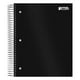 thumbnail image 1 of Cuaderno 5 materias Better Office Products polietileno negro, rayado universitario, 200 hojas, 4 separadores doble cara, 11 x 8.5, 1 of 3