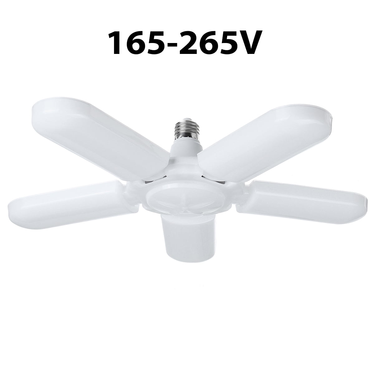 Loski AC 95-265V Foldable Fan Blade Bulb E27 2/3/4/5 Fans Ceiling Garage Lights Lighting Angle Adjustable LEDs Light for Indoor Home Decor Loski AC 95-265V Foldable Fan Blade Bulb E27 2/3/4/5 Fans Ceiling Garage Lights Lighting Angle Adjustable LEDs Light for Indoor Home Decor
