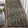 thumbnail image 2 of SAFAVIEH Blossom Elton Oriental Wool Area Rug, Navy, 5' x 8', 2 of 7