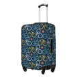 thumbnail image 1 of Balery Bicycle Colorful Funda de equipaje, fundas para maletas, elástica, lavable, protector de maletas, compatible con maletas de 18 a 32 pulgadas-Large, 1 of 7