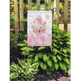 thumbnail image 2 of LADDKE Baby Noah Ark Pink Jungle Nursery Elephant Waves Garden Flag Decorative Flag House Banner 12x18 inch, 2 of 2