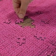 thumbnail image 5 of Ambesonne Magenta Jigsaw Puzzle, Futuristic Grungy Murky, Heirloom-Quality Fun Activity for Family Durable Cardboard, 1000 pcs, Fuchsia Pink, 5 of 6