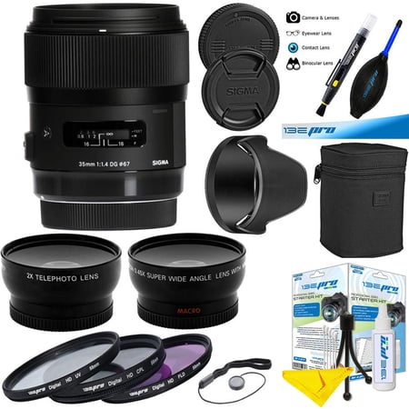 Sigma 35mm F1.4 Art DG HSM Lens for Canon - Deal Expo Accessories Bundle
