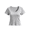 gray, variant on Womens Casual T Shirts Slim Fitted Tops Basic Tees Summer Gym Workout Clothes