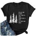 thumbnail image 4 of of All The Paths You Take in Life Graphic Tees for Women 2026 Summer Casual Short Sleeve Crewneck Hiking Camping T Shirts, 4 of 4