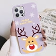 thumbnail image 1 of Regalo de Año Nuevo dibujos animados lindo Navidad Capa para iPhone 14 13 11 12 Mini Pro Max para iPhone 6 7 8 Plus X XR XS SE2 funda de Papá Noel Tan Jianjun unisex, 1 of 2