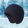 thumbnail image 2 of Landzoo One Men's And Women's Knitted Cap Warm Cap Slouchy With Cartoon Warmer Winter Cycling Plus Fleece Hat Warm Stylish Hats, 2 of 3