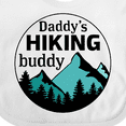 thumbnail image 4 of Inktastic Daddy's Hiking Buddy with Mountains and Trees Boys or Girls Baby Bib, 4 of 4