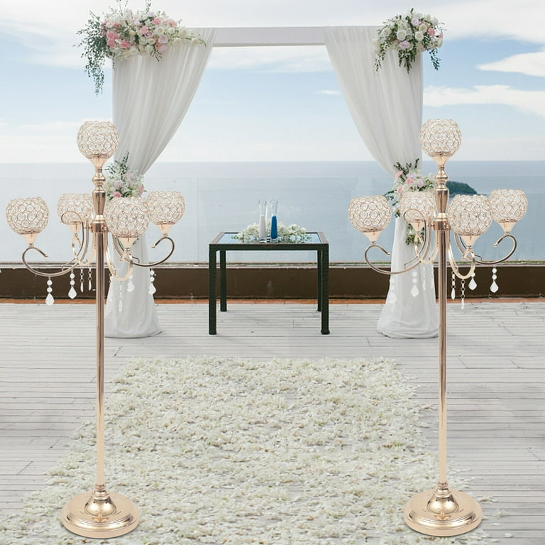 Decorative floor best sale candle holders
