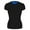 Black + Blue, variant on Porfeet Sauna Top Heat Trapping Round Neck Soft Women Body Shaper Sweat Suit Sleeve for Workout,Black + Blue L