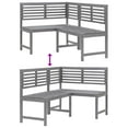 thumbnail image 6 of vidaXL Outdoor Corner Bench Side Bench for Patio Garden Solid Wood Acacia, 6 of 17