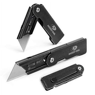 Canopus Folding Utility Knife, Heavy Duty Box Cutter with Holster