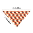thumbnail image 3 of Aoznliie Dog Bandana, Thanksgiving Pumpkin Scarf for Cats Dogs, 25x18 inch Adjustable Pet Costume for Holiday Feast, Orange, 3 of 7