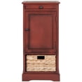 thumbnail image 1 of Safavieh Raven Pine Wood Tall Storage Unit in Red, 1 of 5