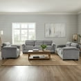 thumbnail image 3 of Bonzy Home Modular Sectional Sofa Couches Living Room Sofa Set Ideal for Small Spaces & Family Fun Gray, 3 of 8