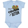 thumbnail image 3 of Inktastic I Love My Cousin with Autism Boys or Girls Baby Bodysuit, 3 of 5