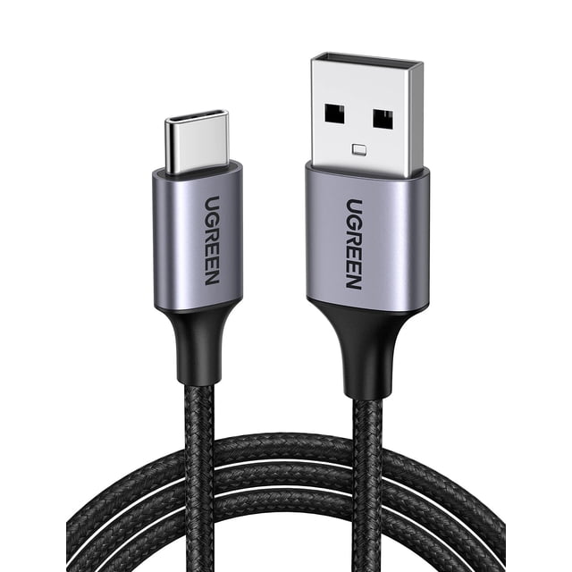 Cable electrónico UGREEN USB A a USB C trenzado 50 cm