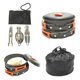 thumbnail image 1 of Utensilios De Cocina Para Acampar, Juego De Ollas Plegables Portátiles Para Acampar, Juego De Cubiertos Con Bolsa De Almacenamiento Para Senderismo Al Aire Libre, Picnic, Uso De 1 Eigraketly OD005996-00, 1 of 6