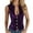 Purple, variant on Vintage Velvet Vest for Women V Neck Cropped Sleeveless Casual Tops Regular Fitted Jacket Waistcoat