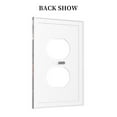 thumbnail image 2 of Daiia Rose Full Moon Black Wolf Pattern Decorator Wall Plate Child Safe Outlet Cover, Switch and Outlet Covers,Size 1-Gang 5.0" x3.0" , Polycarbonate Thermoplastic-Style S, 2 of 6
