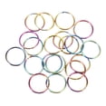 thumbnail image 2 of WHAMVOX 20pcs Metal Split Rings Small Round Key Rings Metal Keychain Rings Keychain Round Key Rings, 2 of 5