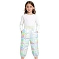 thumbnail image 3 of EnJoCho Toddler Baby Boys Girls Snow Puffer Pants Thick Quilted Warm Kids Shiny Windproof Thermal Ski Trousers Elastic Waist Winter Play Gear Cold Weather, 3 of 5