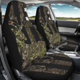 thumbnail image 4 of POLERO Deer Flag Camo Automotive Front Seat Covers for Men, Set of 2 Vehicle Seat Covers Comfort Washable Vehicle Seat Protector, 4 of 13