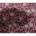 thumbnail image 4 of oneOone Viscose Chiffon Fabric Leaves & Floral Artistic Printed Fabric 1 Yard 42 Inch Wide, 4 of 4