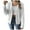 White, variant on Women's Cardigan Pearl Button Sweater for Autumn and Winter with Four Button Closure