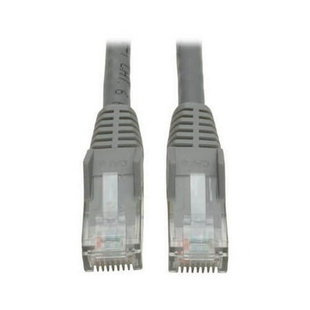 UPC: 0037332164193 | Tripp Lite Connectivity N201-015-GY Gigabit Molded Snagless PVC RJ45 Ethernet Cable Gray