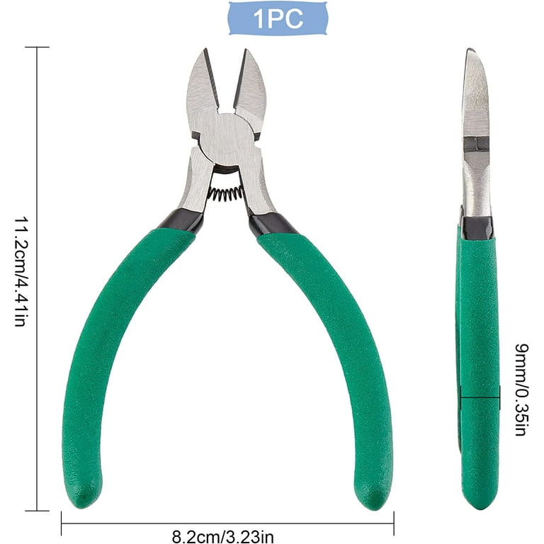 Wire Cutters,Electrical Wire Cable Cutter Precision Cutter Pliers Diagonal  Side Cutter Wire Cutter Snips for Jewelry Craft DIY Coil Making  ,Model-Making Cutting 2PCS – BigaMart