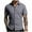 Gray, variant on Stamzod Mens Shirts Casual Solid Short Sleeve Button Down Shirt Jacquard Textured Vacation Beach Shirts for Men White XL