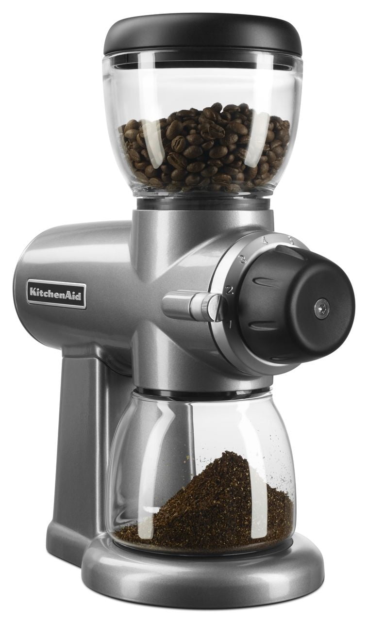 KitchenAid 7-oz Onyx Black Burr Coffee at