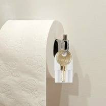 DEEPCRAFF 6Pcs Golden Iron Paper Towel Dispenser Keys Universal Replacement for Toilet Paper Dispensers 1.73x0.79x0.08in