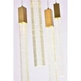 thumbnail image 5 of Elegant Lighting Weston 36-Lights Modern Metal and Crystal Pendant in Satin Gold, 5 of 8