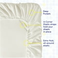 thumbnail image 4 of Sweet Home Collection 1500 Series 6 Piece Ultra Soft Microfiber Sheet Set, California King, Ivory, 4 of 5
