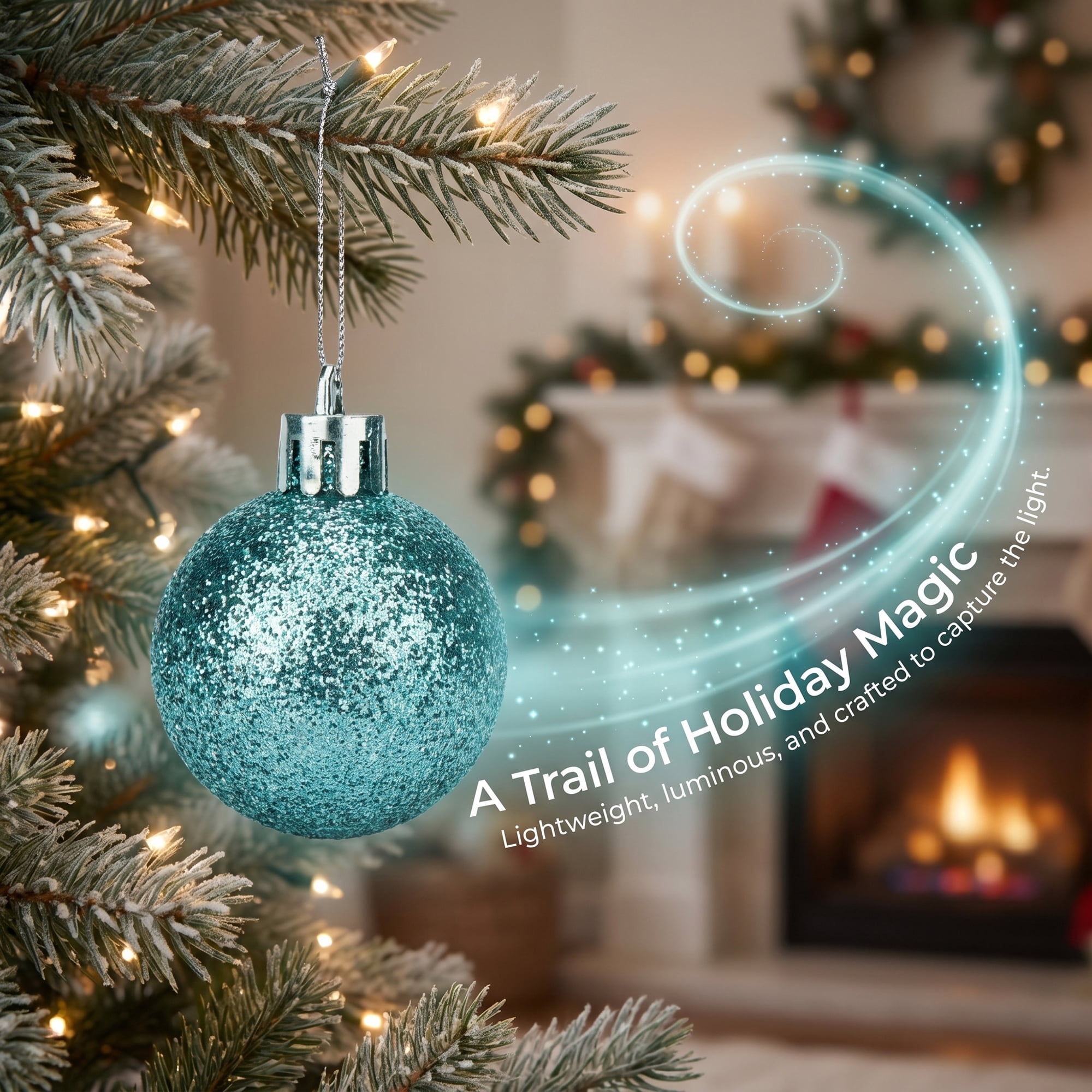 Unique Bargains 12Pcs Christmas Tree Ornaments Hanging Baubles Shatterproof Green 1.6"