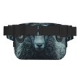 thumbnail image 3 of Disketp Moody Ram Portrait Riñonera de Doble Capa, Bolsa de Cintura Ajustable para Viajes, Correr y Senderismo, Riñonera Ligera para Hombre y Mujer, 3 of 9