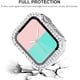 thumbnail image 3 of 2-Pack Bling Cases with Screen Protector Compatible for Apple Watch 42mm Series 3 2 1, Protective Cover for iWatch Series 1/2/3 (42mm, Clear/Silver), 3 of 5