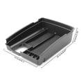 thumbnail image 2 of HEMLBOYW Center Console Tray Armrest Storage Box For 2014 Black, 2 of 6