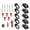 White Light, variant on Hxlamzoo 5 Pcs Roof Mouse Light Roof Marker Lights LED Roof Lamps Light Cab Marker Light Car Lighting Device Roof Tops Lamp Running Light