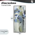 thumbnail image 4 of Stupell Industries Contemporary Beige & Blue Abstraction Gray Framed Giclee Art, 10 x 24, by Lisa Ridgers, 4 of 8