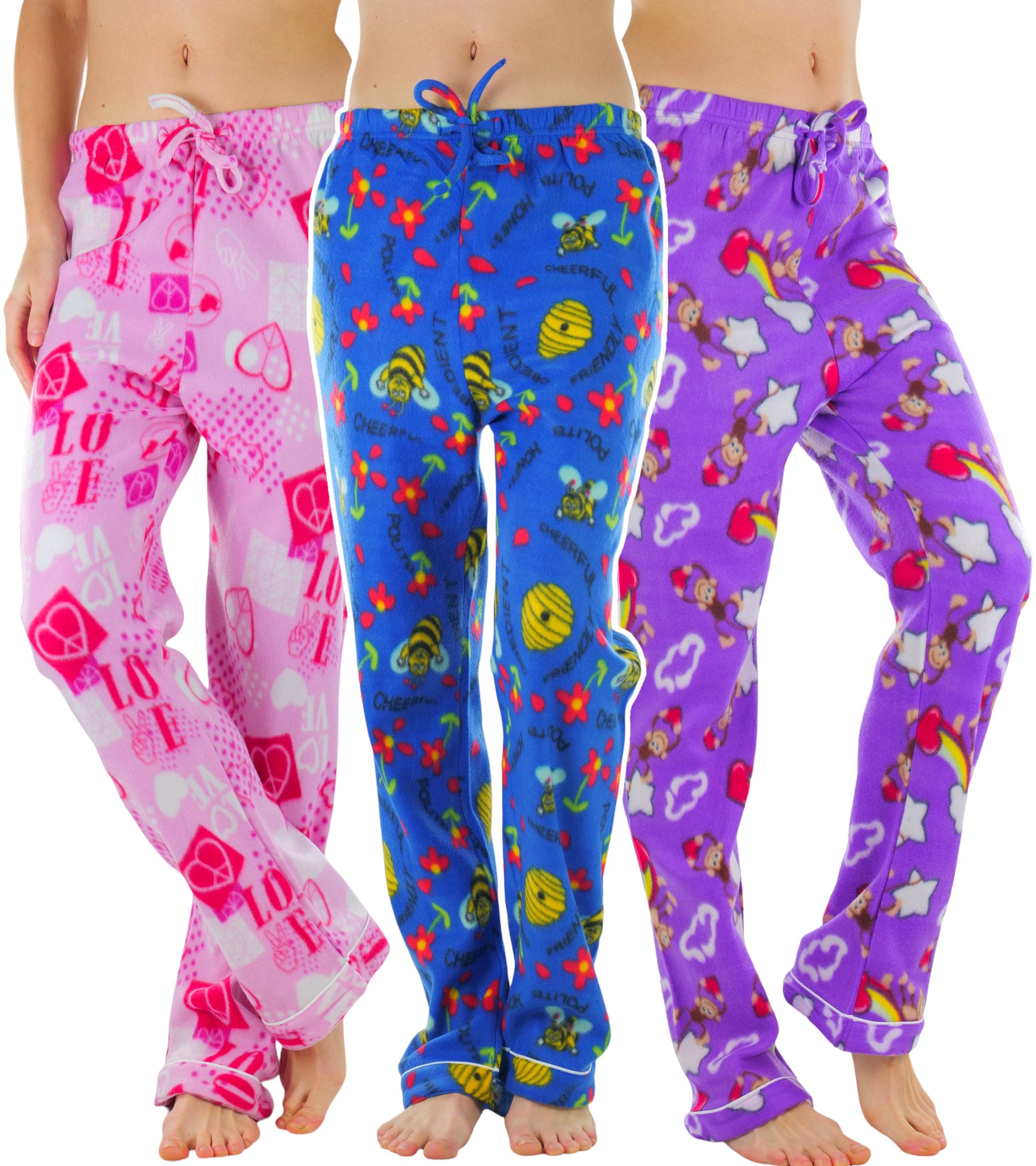 ToBeInStyle Women's Flannel Pajama Set - Long Sleeve Top & Drawstring Bottom Pants
