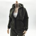 thumbnail image 2 of Sudadera con Capucha Femenina 1/6 Escala Gris Verde Sunnimix Ropa de Figuras de Acción, 2 of 8