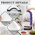 thumbnail image 4 of HELLHERO Durable Food Processor Cover with Handle There is only one dust cover 15.94"H x 9.45"L x 7.28"W, Santa Claus, 4 of 6