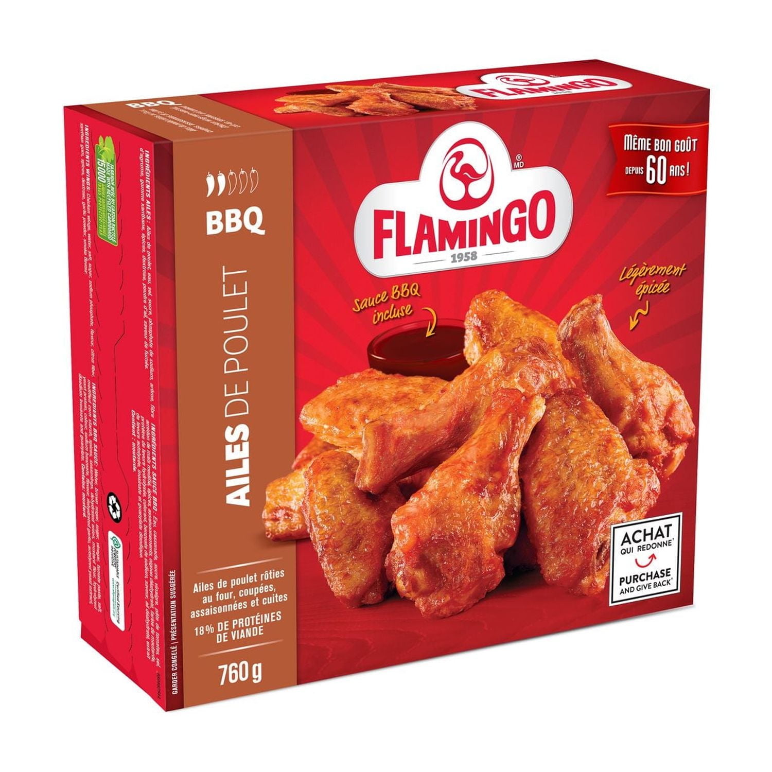 DISCONTINUED Flamingo BBQ Chicken Wings